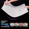 imageArt3d 24Pack Smooth Drop Ceiling Tile 2ft x 2ft  FireRated Waterproof Reusable  Premium PVC No Sag and Breakage  Cover 96 Sq Ft BlackStucco White1