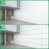 imageArt3d 24quotx24quot Smooth Drop Ceiling Tiles 48 SqFt 12Pack 2ft x 2ft PVC Tiles for Home and Office Waterproof and Reusable Plastic Ceiling WhiteWhite