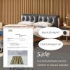 imageArt3d 2Pack 945quot x 24quot Acoustic Wood Panels for Wall Soundproof Wood Slat Panel for Wall and Ceiling 3D Fluted Sound Absorbing Paneling for Interior Wall Decor Living Room Bedroom  WalnutTeak