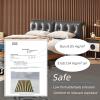 imageArt3d 2Pack 945quot x 24quot Acoustic Wood Panels for Wall Soundproof Wood Slat Panel for Wall and Ceiling 3D Fluted Sound Absorbing Paneling for Interior Wall Decor Living Room Bedroom  WalnutWalnut