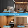 imageArt3d 2Pack 945quot x 24quot Acoustic Wood Panels for Wall Soundproof Wood Slat Panel for Wall and Ceiling 3D Fluted Sound Absorbing Paneling for Interior Wall Decor Living Room Bedroom  WalnutTeak
