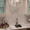 imageArt3d 6Pack White Mother of Pearl MOP Shell Tile for Shower Wall 12quot x 12quot Natural White HerringboneNatural White 6pcs