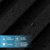 imageArt3d 8 Pack 104quot x 67quot Slat Wall Paneling Glossy Metal Finish WPC 3D Wall Panels 3D Panels for Interior Wall Decor Living Room Bedroom  Elegant ChampagneWood FinishClassic Black