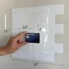 imageArt3d Backsplash Tile for Kitchen Peel and Stick 10Sheet Stick on Subway Tiles for Kitchem Bathroom Back Splashes 12quotx12quot White with Gray Grout