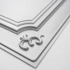 imageArt3d Drop Ceiling Tiles 24x24 in White 12Pack 48 Sqft Wainscoting Panels Glue Up 2x2Argent Silver
