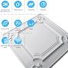 imageArt3d Drop Ceiling Tiles 24x24 in White 12Pack 48 Sqft Wainscoting Panels Glue Up 2x2White