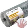 image48in x 100ft Hardware Cloth 12 inch Chicken Wire Fencing 19Ga HotDipped Galvanized After Welding Garden Plant Supports Welded Metal Chicken Wire Poultry Animal Netting Cage Screen12inch 36in x 50ft