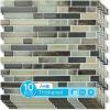 imageArt3d 10Sheet HeavyDuty Peel and Stick Backsplash Waterproof Wall Tiles Stick on Kitchen Backsplash Living Space SandstoneDark Brown
