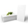 imageArt3d 6Pack White Mother of Pearl MOP Shell Tile for Shower Wall 12quot x 12quot Natural White HerringboneWhite 32pcs