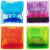 imageArt3d Liquid Sensory Floor Decorative Tiles158quotx158quot Square Colorful 4 TilesColorful