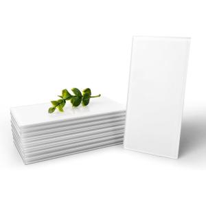 imageArt3d 6Pack White Mother of Pearl MOP Shell Tile for Shower Wall 12quot x 12quot Natural White HerringboneWhite 32pcs
