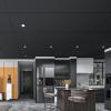 imageArt3d 10Pack Stucco Texture Drop Ceiling Tiles 2x4 FT  FireRated Waterproof Reusable  Premium PVC 24x48 Inch Ceiling Panels for Living Room Kitchen Bathroom Basement Office WhiteBlack1