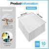 imageArt3d 10Pack Stucco Texture Drop Ceiling Tiles 2x4 FT  FireRated Waterproof Reusable  Premium PVC 24x48 Inch Ceiling Panels for Living Room Kitchen Bathroom Basement Office WhiteStucco White1