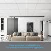 imageArt3d 10Pack Stucco Texture Drop Ceiling Tiles 2x4 FT  FireRated Waterproof Reusable  Premium PVC 24x48 Inch Ceiling Panels for Living Room Kitchen Bathroom Basement Office WhiteStucco White1