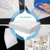 imageArt3d 10Pack Stucco Texture Drop Ceiling Tiles 2x4 FT  FireRated Waterproof Reusable  Premium PVC 24x48 Inch Ceiling Panels for Living Room Kitchen Bathroom Basement Office WhiteStucco White