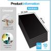imageArt3d 10Pack Stucco Texture Drop Ceiling Tiles 2x4 FT  FireRated Waterproof Reusable  Premium PVC 24x48 Inch Ceiling Panels for Living Room Kitchen Bathroom Basement Office WhiteBlack