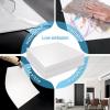 imageArt3d 10Pack Stucco Texture Drop Ceiling Tiles 2x4 FT  FireRated Waterproof Reusable  Premium PVC 24x48 Inch Ceiling Panels for Living Room Kitchen Bathroom Basement Office WhiteWhite1