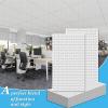 imageArt3d 10Pack Stucco Texture Drop Ceiling Tiles 2x4 FT  FireRated Waterproof Reusable  Premium PVC 24x48 Inch Ceiling Panels for Living Room Kitchen Bathroom Basement Office WhiteWhite  acoustic 2