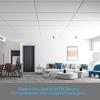 imageArt3d 10Pack Stucco Texture Drop Ceiling Tiles 2x4 FT  FireRated Waterproof Reusable  Premium PVC 24x48 Inch Ceiling Panels for Living Room Kitchen Bathroom Basement Office WhiteWhite