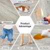 imageArt3d 48quot x 72quot SPC ClickLock Floating Floor Tiles 24 Sq Ft 10Pack Luxury Wood Look Flooring for Indoor Use Waterproof ampamp FireResistant AshAsh