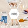 imageArt3d 48quot x 72quot SPC ClickLock Floating Floor Tiles 24 Sq Ft 10Pack Luxury Wood Look Flooring for Indoor Use Waterproof ampamp FireResistant AshBeige