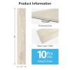 imageArt3d 48quot x 72quot SPC ClickLock Floating Floor Tiles 24 Sq Ft 10Pack Luxury Wood Look Flooring for Indoor Use Waterproof ampamp FireResistant AshBeige