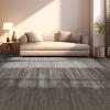imageArt3d 48quot x 72quot SPC ClickLock Floating Floor Tiles 24 Sq Ft 10Pack Luxury Wood Look Flooring for Indoor Use Waterproof ampamp FireResistant AshGrey