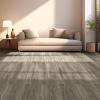 imageArt3d 48quot x 72quot SPC ClickLock Floating Floor Tiles 24 Sq Ft 10Pack Luxury Wood Look Flooring for Indoor Use Waterproof ampamp FireResistant AshWarm Brown