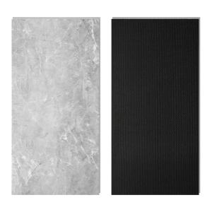 imageArt3d 48quot x 72quot SPC ClickLock Floating Floor Tiles 24 Sq Ft 10Pack Luxury Wood Look Flooring for Indoor Use Waterproof ampamp FireResistant AshGraphite