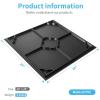 imageArt3d 12Pack Lightweight Drop Ceiling Tiles for Suspended Grid 2x2 ft Ceiling Panels in Black Cover 48 SqFtBlack