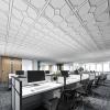 imageArt3d 12Pack Lightweight Drop Ceiling Tiles for Suspended Grid 2x2 ft Ceiling Panels in Black Cover 48 SqFtWhite