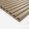 imageArt3d 2x4 ft Drop Ceiling Tiles in Walnut 12Sheet SemiCylinder Design 3D Wall Panels for Interior Wall Decor 24x48 inchSemiCylinder Walnut
