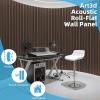 imageArt3d Acoustic Wood Slat Wall Panel with RollFlat Design  953 x 238 Inch Sound Absorbing Panels for Living Room Columns Corridor Curved Wall Decor 1Pack WalnutWalnut1