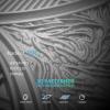 imageArt3d Drop Ceiling Tiles 24x24 in Bronze 12Pack 48 Sqft 3D Wainscoting Panels Glue Up 2x2Argent Silver