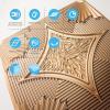 imageArt3d Drop Ceiling Tiles 24x24 in Bronze 12Pack 48 Sqft 3D Wainscoting Panels Glue Up 2x2Bronze