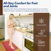 imageArt3d 1quot Thick Kitchen Mats for Floor Waterproof 20quot X 39quot Cushioned Comfort Mat Long Anti Fatigue Mats for Kitchen Ergonomic Standing Office Desk Home and Garage RedRed