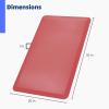 imageArt3d 1quot Thick Kitchen Mats for Floor Waterproof 20quot X 39quot Cushioned Comfort Mat Long Anti Fatigue Mats for Kitchen Ergonomic Standing Office Desk Home and Garage RedRed