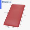imageArt3d 1quot Thick Kitchen Mats for Floor Waterproof 20quot X 39quot Cushioned Comfort Mat Long Anti Fatigue Mats for Kitchen Ergonomic Standing Office Desk Home and Garage RedRed
