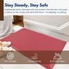 imageArt3d 1quot Thick Kitchen Mats for Floor Waterproof 20quot X 39quot Cushioned Comfort Mat Long Anti Fatigue Mats for Kitchen Ergonomic Standing Office Desk Home and Garage RedRed