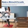 imageArt3d 1quot Thick Kitchen Mats for Floor Waterproof 20quot X 39quot Cushioned Comfort Mat Long Anti Fatigue Mats for Kitchen Ergonomic Standing Office Desk Home and Garage RedRed