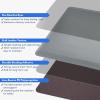 imageArt3d 1quot Thick Kitchen Mats for Floor Waterproof 20quot X 39quot Cushioned Comfort Mat Long Anti Fatigue Mats for Kitchen Ergonomic Standing Office Desk Home and Garage RedGrey