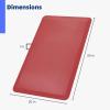 imageArt3d 1quot Thick Kitchen Mats for Floor Waterproof 20quot X 39quot Cushioned Comfort Mat Long Anti Fatigue Mats for Kitchen Ergonomic Standing Office Desk Home and Garage RedRed