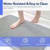 imageArt3d 1quot Thick Kitchen Mats for Floor Waterproof 20quot X 39quot Cushioned Comfort Mat Long Anti Fatigue Mats for Kitchen Ergonomic Standing Office Desk Home and Garage RedGrey