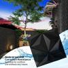 imageArt3d 20 Pack Decorative 3D Wall Panels 19 SqFeet PVC Interior Wall Dcor 118quotx118quot WhiteJet Black