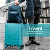 imageLuggage Set with Spinner Wheels and TSA Lock 3 Pieces Expandable Hardside PP material Suitcase for Travel Hardshell Luggage Sets 20quot 24quot 28quot BlackMint