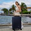 imageLuggage Set with Spinner Wheels and TSA Lock 3 Pieces Expandable Hardside PP material Suitcase for Travel Hardshell Luggage Sets 20quot 24quot 28quot BlackNavy