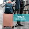 imageLuggage Set with Spinner Wheels and TSA Lock 3 Pieces Expandable Hardside PP material Suitcase for Travel Hardshell Luggage Sets 20quot 24quot 28quot BlackCoral
