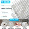 imageArt3d 10Sheet HeavyDuty Peel and Stick Backsplash Waterproof Wall Tiles Stick on Kitchen Backsplash Living Space Carrara GreyBeige  White