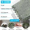 imageArt3d 10Sheet HeavyDuty Peel and Stick Backsplash Waterproof Wall Tiles Stick on Kitchen Backsplash Living Space Carrara GreyDark Green