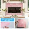 imageArt3d 12 x 12 Inch HeavyDuty Peel and Stick Backsplash SelfAdhesive Wall Tiles for Kitchen Bathroom Decor 10Pack WhitePink